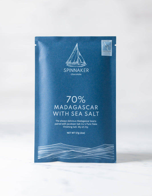 Spinnaker Chocolate - 70% Madagascar with Sea Salt