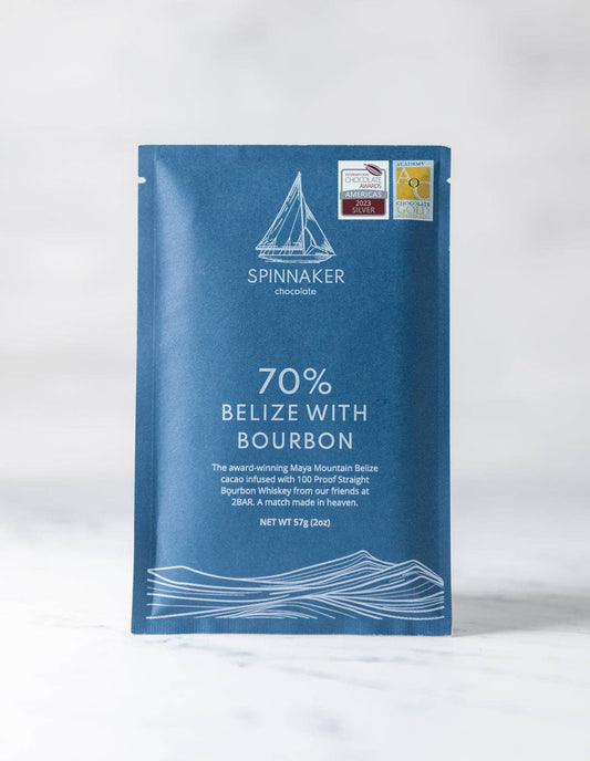 Spinnaker Chocolate - 70% Belize with Bourbon