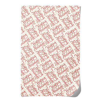 Candy Cane Holidays wrapping paper