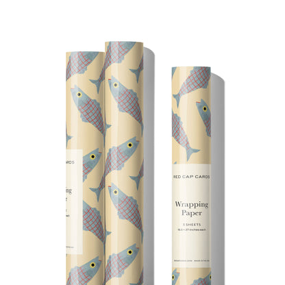 Herring wrapping paper