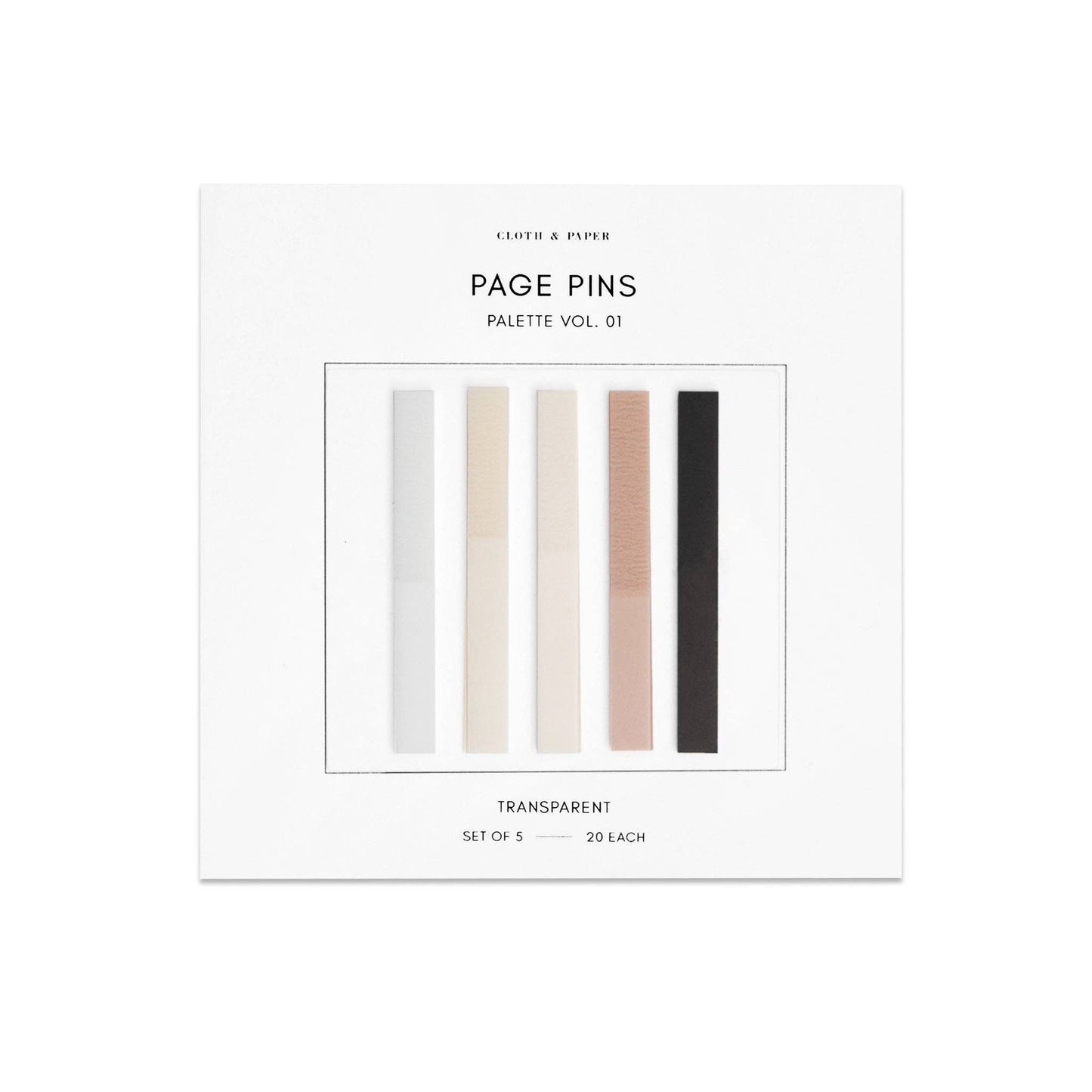 Page Pins - Neutrals