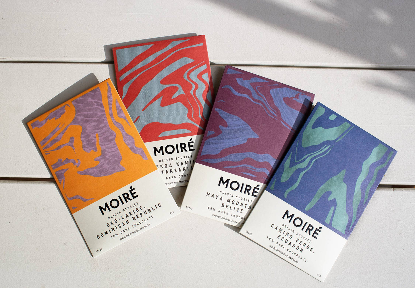 MOIRÉ ORIGIN STORIES - Kokoa Kamili, Tanzania - 68% Dark Chocolate