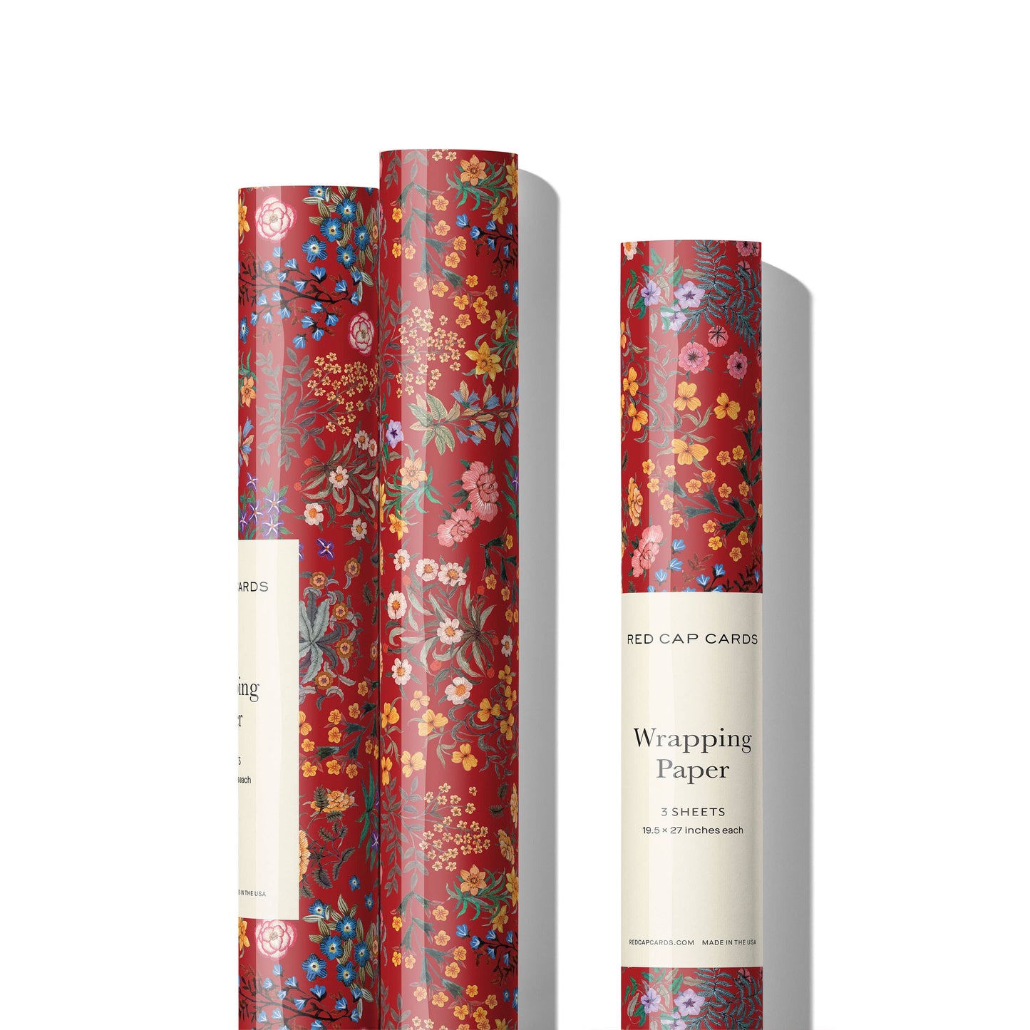 Red Plum wrapping paper