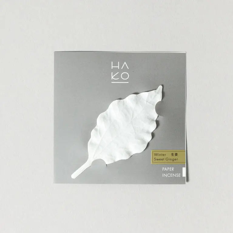 Ha Ko Paper Incense - Winter, Sweet Ginger