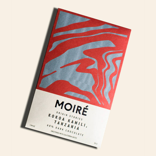 MOIRÉ ORIGIN STORIES - Kokoa Kamili, Tanzania - 68% Dark Chocolate