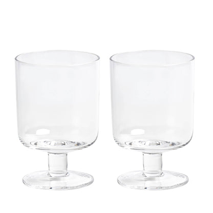 Eddie Wine Glasses Set of 2 - Clear