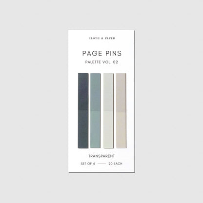 Page Pins - Lagoon