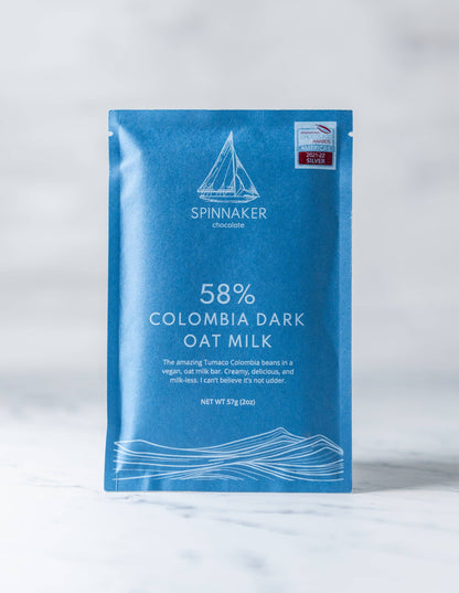 Spinnaker Chocolate - 58% Colombia Dark Oat Milk