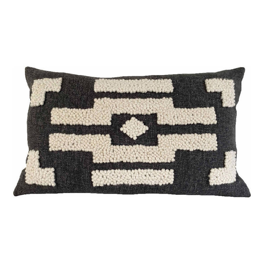 Punch Needle Ndebele Pillow - Pattern 3