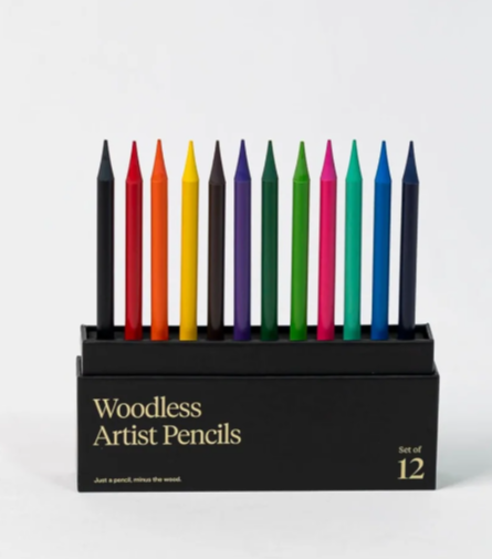 Woodless Artist Pencils - Set of 12