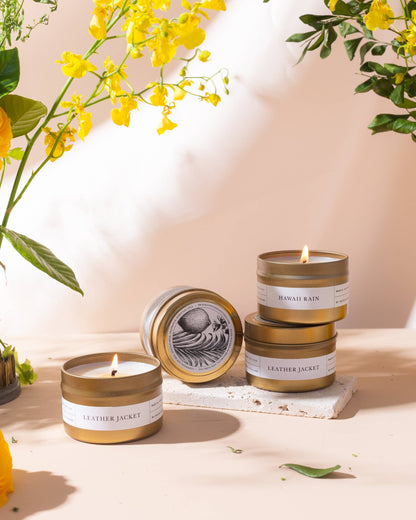 Japanese Citrus Gold Travel Candle