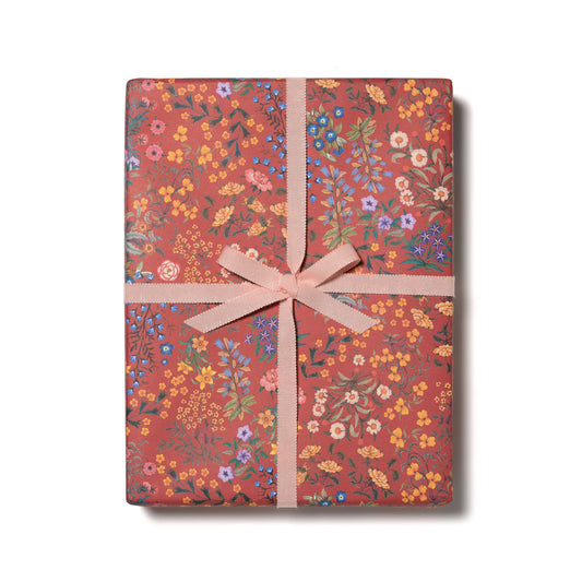 Red Plum wrapping paper