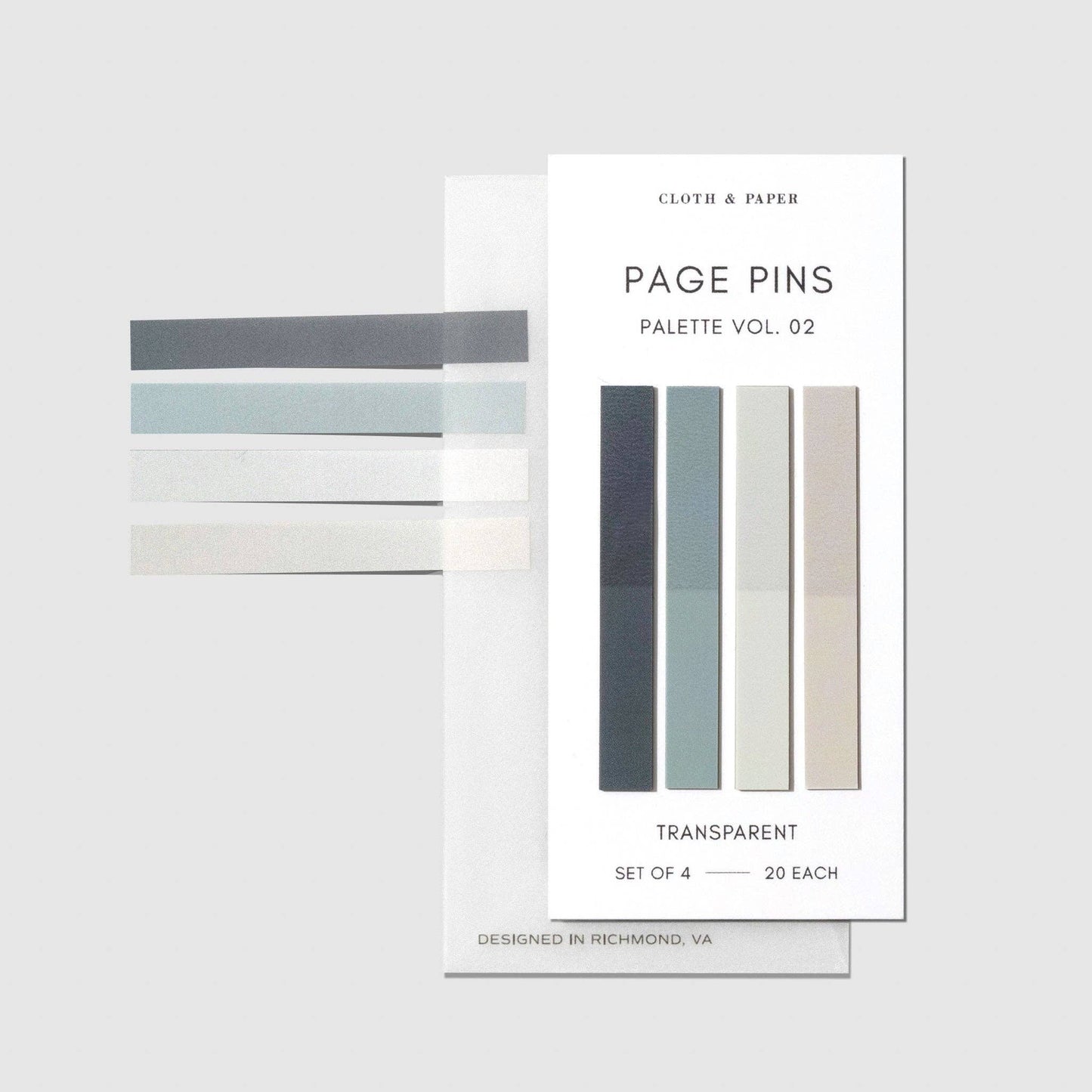 Page Pins - Lagoon