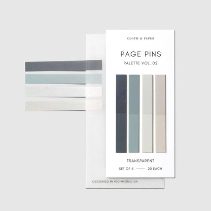 Page Pins - Lagoon