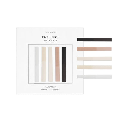 Page Pins - Neutrals