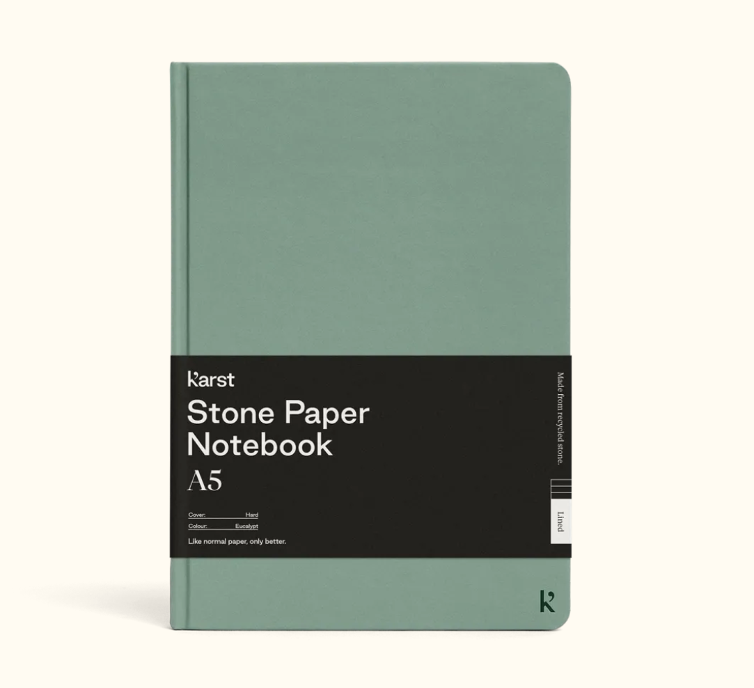 Karst Stone Paper A5 Hardcover Notebook - Dotted