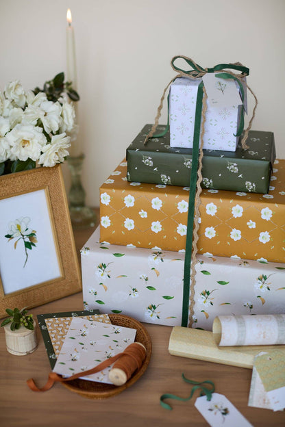 Evergreen Blooms Gift Tags