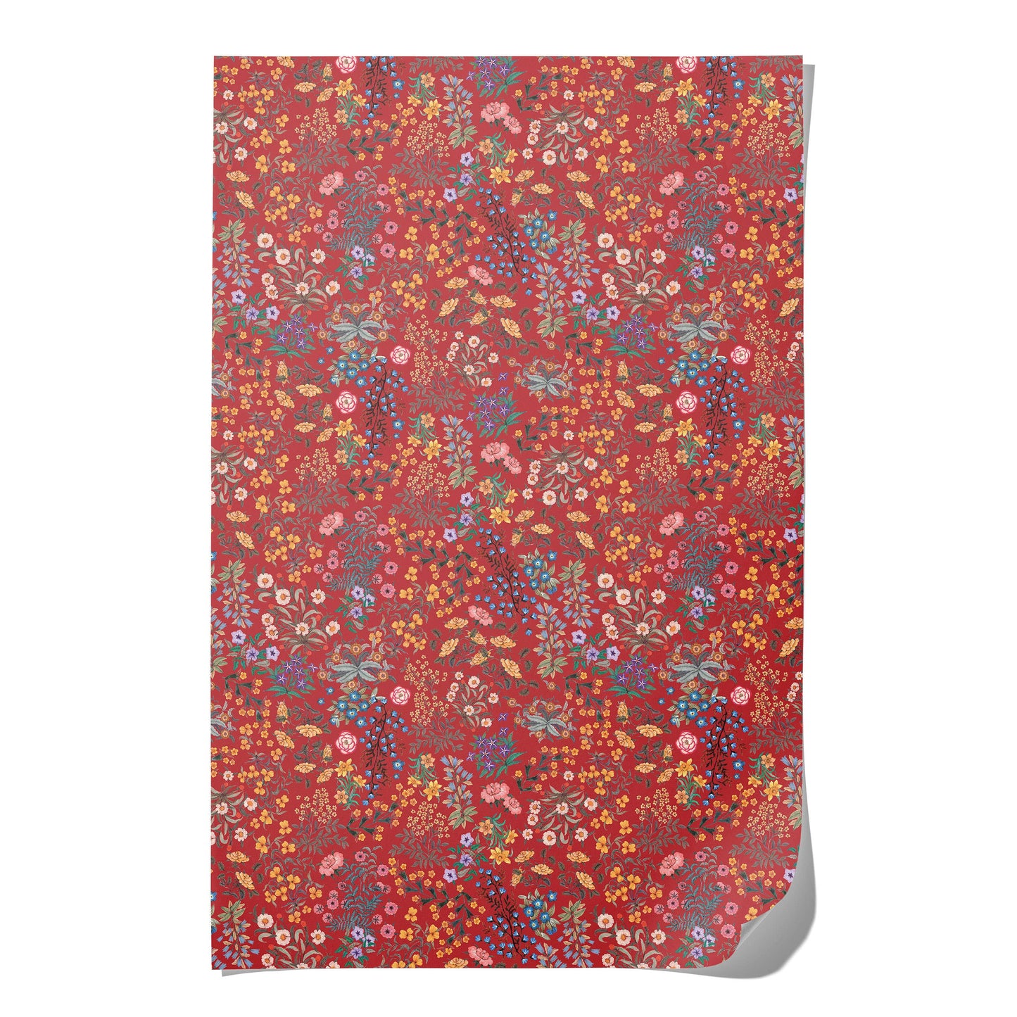 Red Plum wrapping paper