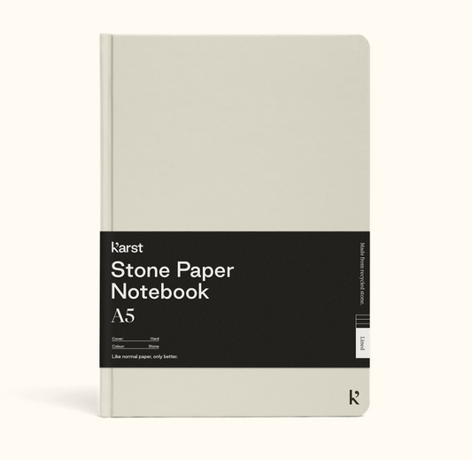 Karst Stone Paper A5 Hardcover Notebook - Dotted