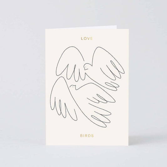 ‘Love Birds’ Greetings Card