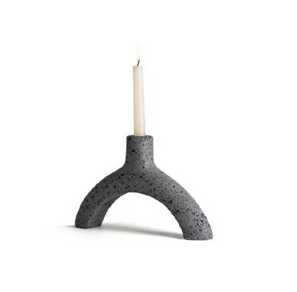 Wishbone Candle Holder - Volcanic