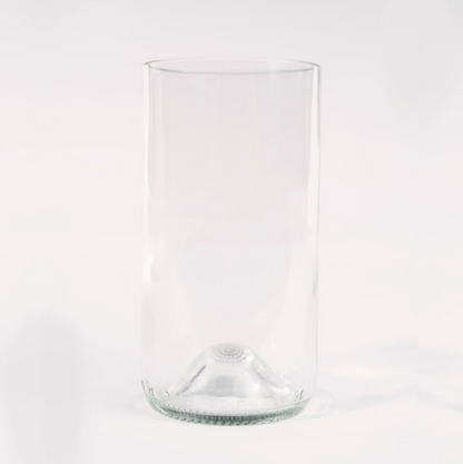 Upcycled Clear Highball Glasses - Set of 4